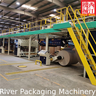 Ligne de production de machines pour boîtes en carton ondulé à 2 plis E F G Flûte Complète Micro