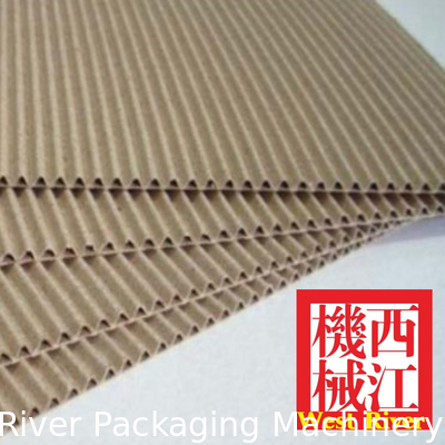 Ligne de production de carton ondulé simple face 2 plis évolutive avec matières premières en papier kraft