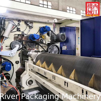 Machinerie d'emballage de la rivière Ouest 350m/min 3Ply ligne de production de carton ondulé Machine de fabrication de carton