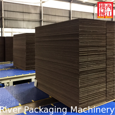 Ligne de production de carton ondulé 5 plis entièrement automatique - Machines complètes de fabrication de boîtes en carton ondulé - Norme CE