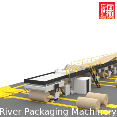 Système ERP de machine à fabriquer du carton ondulé complet à 5 plis de haute qualité