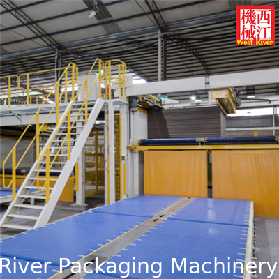 Ligne de production de machines pour boîtes en carton ondulé à 3, 5 et 7 plis