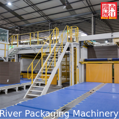 Fully Automatic Cardboard Down Stacker Stacking Machine Servo Control Double Layers