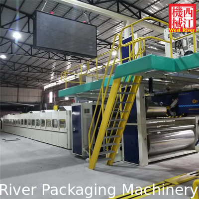 Préchauffeurs de papier - Angle d'enveloppement automatique - Machine à fabriquer des emballages en carton ondulé