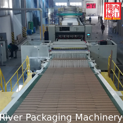 Système ERP de machine à fabriquer du carton ondulé complet à 5 plis de haute qualité