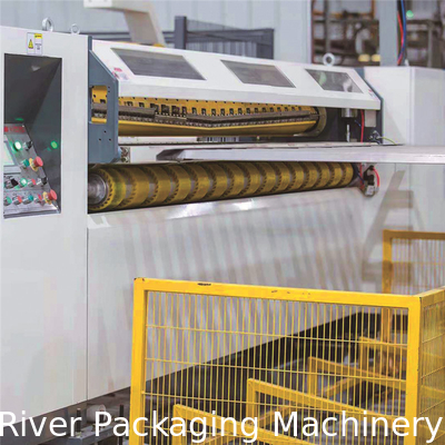 Ligne de production de carton ondulé 5 plis entièrement automatique - Machines complètes de fabrication de boîtes en carton ondulé - Norme CE