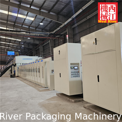 Ligne de production de carton ondulé 5 plis entièrement automatique - Machines complètes de fabrication de boîtes en carton ondulé - Norme CE