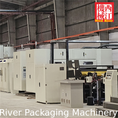 Ligne de production de carton ondulé 3/5/7 couches avec contrôle de température intelligent Vitesse 300M/min Largeur2200 C B E F Fluts