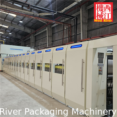 Ligne de production de carton ondulé 3/5/7 couches avec contrôle de température intelligent Vitesse 300M/min Largeur2200 C B E F Fluts