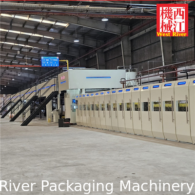 ligne de production de carton ondulé à 3 couches entièrement automatique