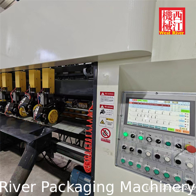 Completement automatique 7Ply équipement de corrugateurs complets fin humide et fin sèche machine pour la fabrication de boîtes de carton de colis colorés
