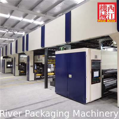La Chine la plus récente 2 flûte en 1 machine de fabrication de carton- 5 minutes de changement rapide type vide interne unique