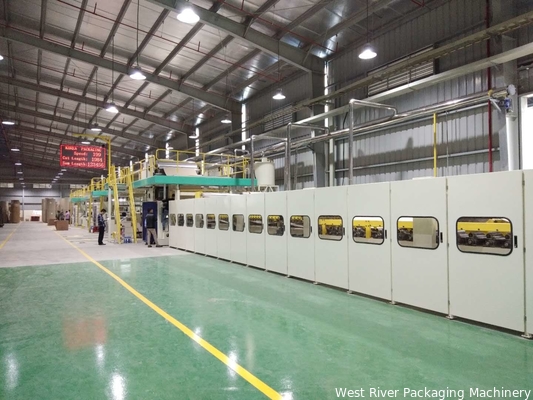 Type d'économie 5Ligne de production automatique de carton ondulé
