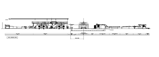 Corrugateur et stratifieuse complète entièrement automatique en ligne 2 plis simple face pour carton