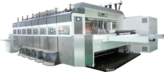 K6-1600X3200 FLEXO 4 COLOR PRINTING SLOTTING DIE-CUTTING VIBRATEUR et emboutisseur