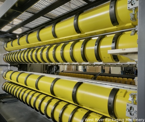 Système de régulation de vitesse WEST RIVER Backhoff pour les machines à emballage à ondulateurs à 7 couches