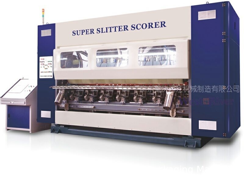 AC Servo Computer Controlled Super Thin Blade Slitter-Scorer Corrugated Slitting