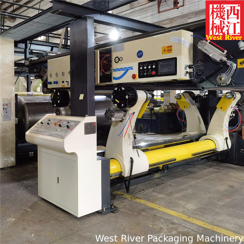 WEST RIVER Backhoff Système de régulation de vitesse de croisière Ligne de production de carton ondulé 5 plis