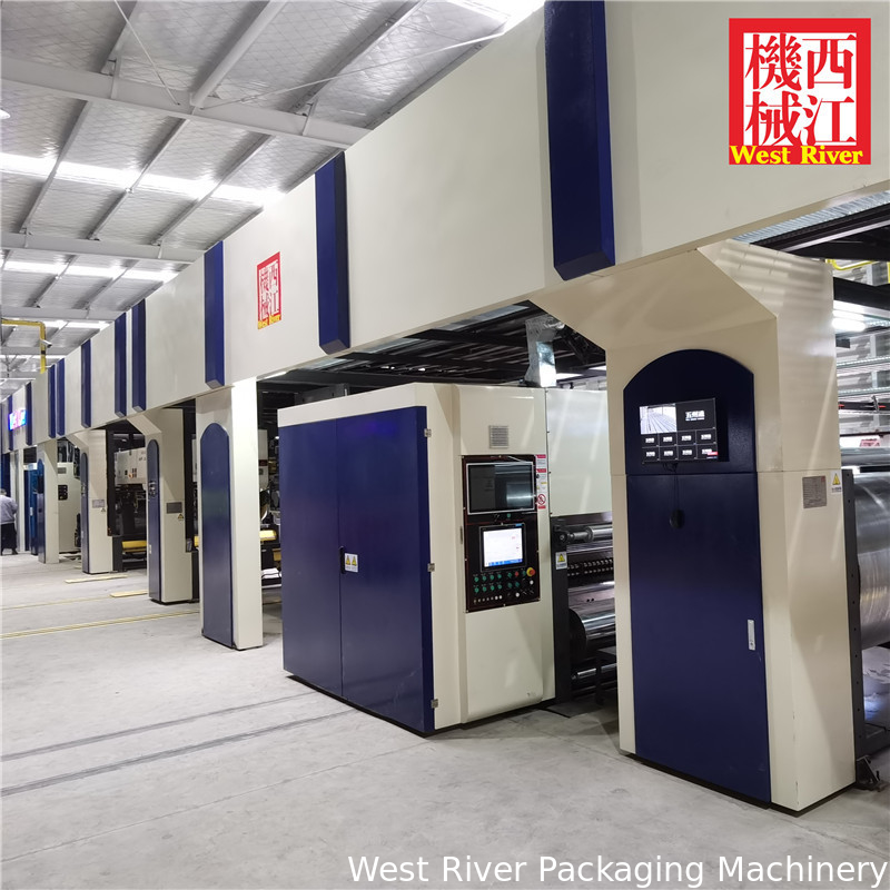 Chine La plus récente ligne de production de carton ondulé 5Ply entièrement automatique