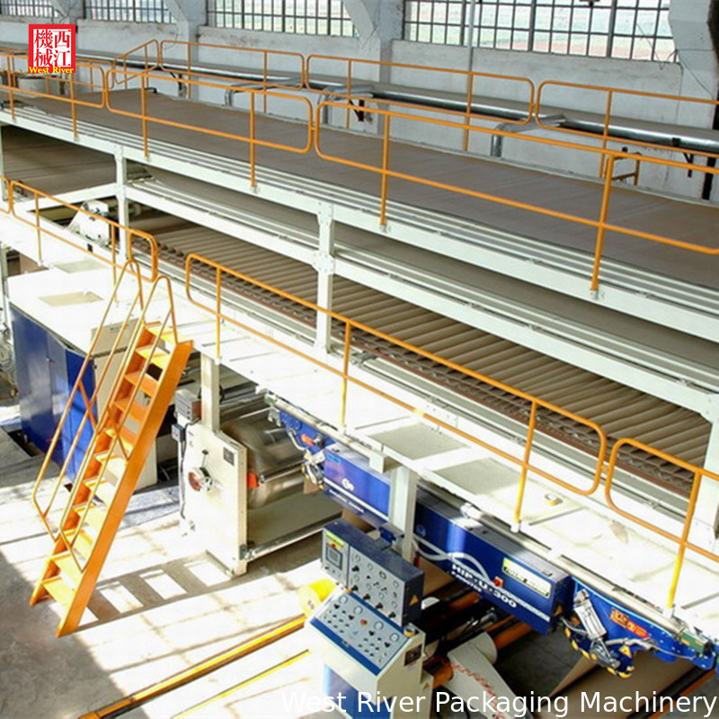 WJ250 7PLY Complete Corrugation Carton Making Machines West River Quality- Mechanical, Tabacoo, Battery, Melon Package