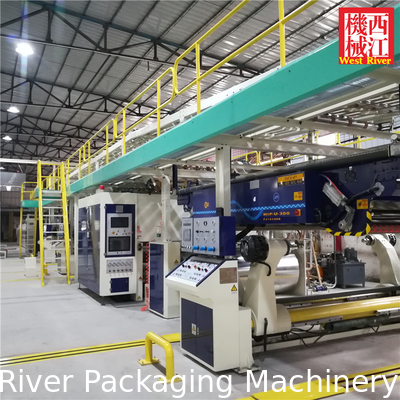 Ligne de production de machines pour boîtes en carton ondulé à 3, 5 et 7 plis