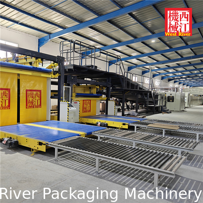 Fully Automatic Cardboard Down Stacker Stacking Machine Servo Control Double Layers