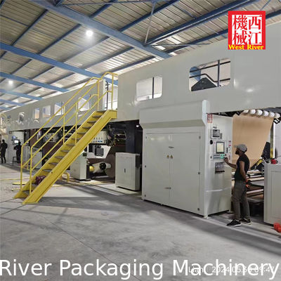 Simple faceuse entièrement automatique de type cassette | Onduleuse à vide interne automatique pour ligne de carton ondulé 100-400 m/min