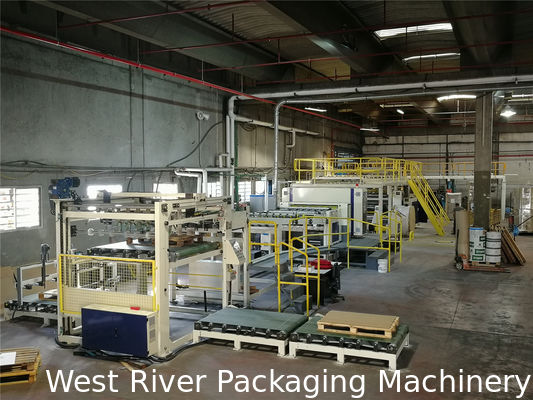 2Ply Machines à ondulation à face unique - Équipement ondulé à empilage automatique