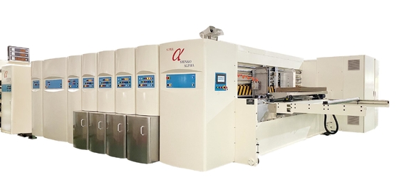 Machine d'impression à grande vitesse à carton ondulé Max.300 feuilles/min